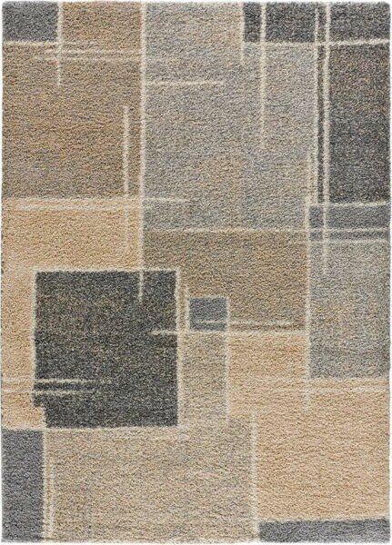 Šedo-béžový koberec 133x190 cm Irati