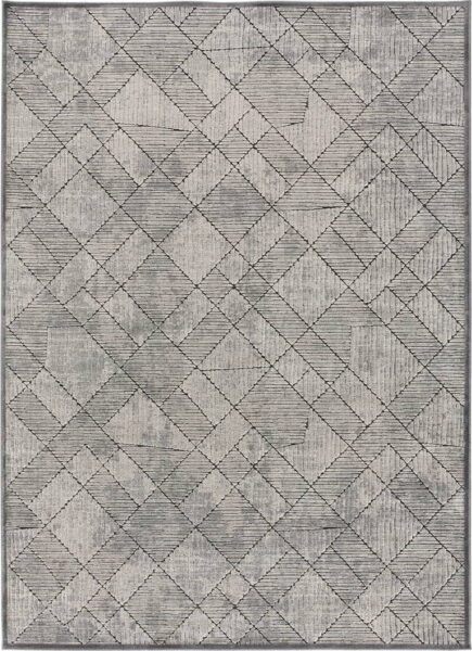 Šedý koberec 120x170 cm Gianna