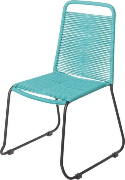 Modrá zahradní židle –