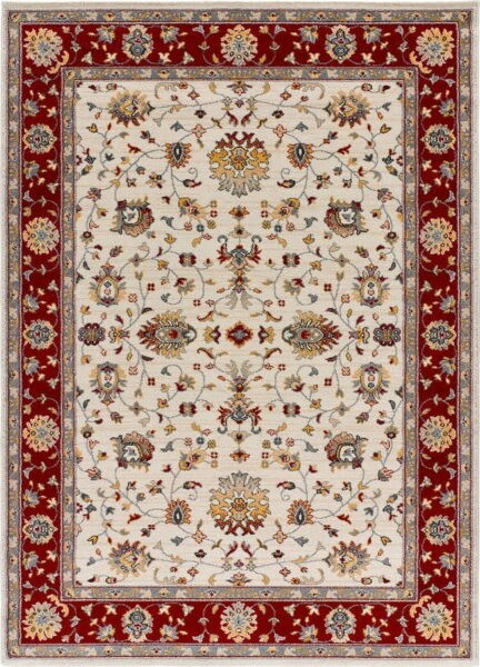 Červeno-krémový koberec 160x230 cm Classic