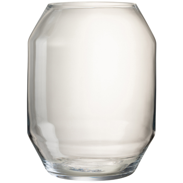 Čirá skleněná váza J-line Peruva