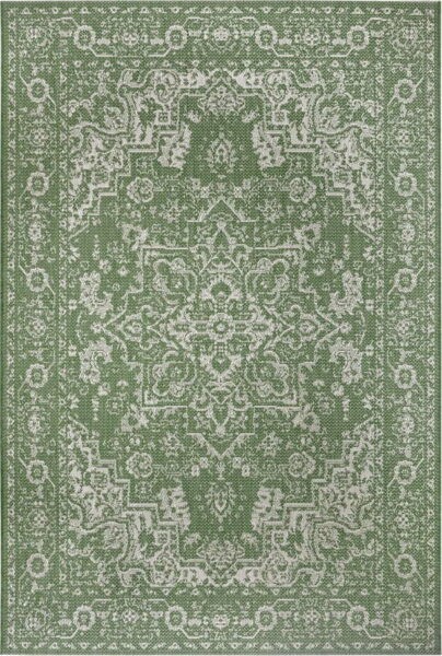 Zeleno-béžový venkovní koberec Ragami Vienna
