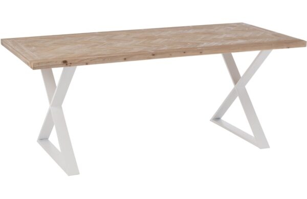 Dřevěný jídelní stůl J-line Zigtem 200 x