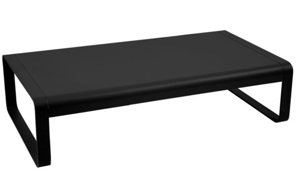Černý hliníkový zahradní konferenční stolek Fermob Bellevie
