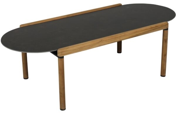 Antracitový keramický zahradní konferenční stolek No.107 Mindo