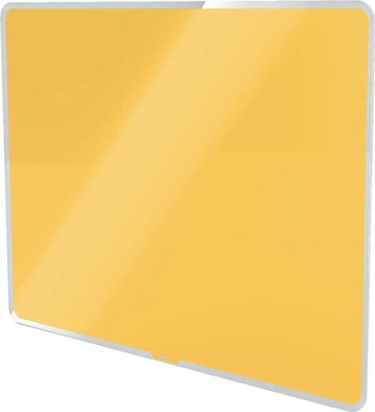 Žlutá skleněná magnetická tabule Leitz Cosy