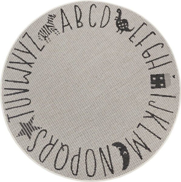 Krémový dětský koberec Ragami Letters