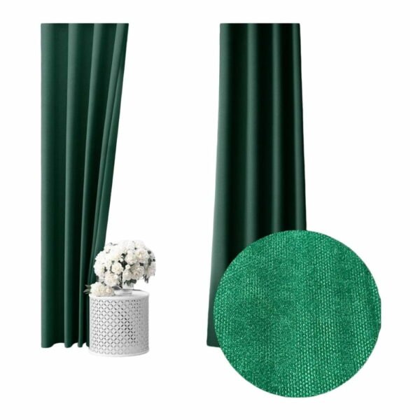 Zelený polo-zatemňovací závěs 250x100 cm