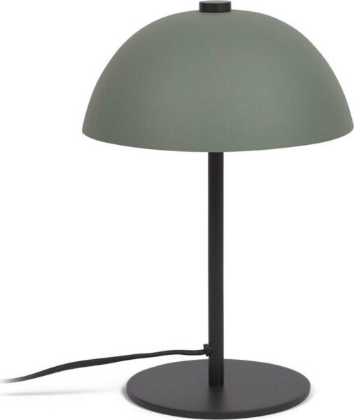 Zelená stolní lampa s kovovým stínidlem (výška 33