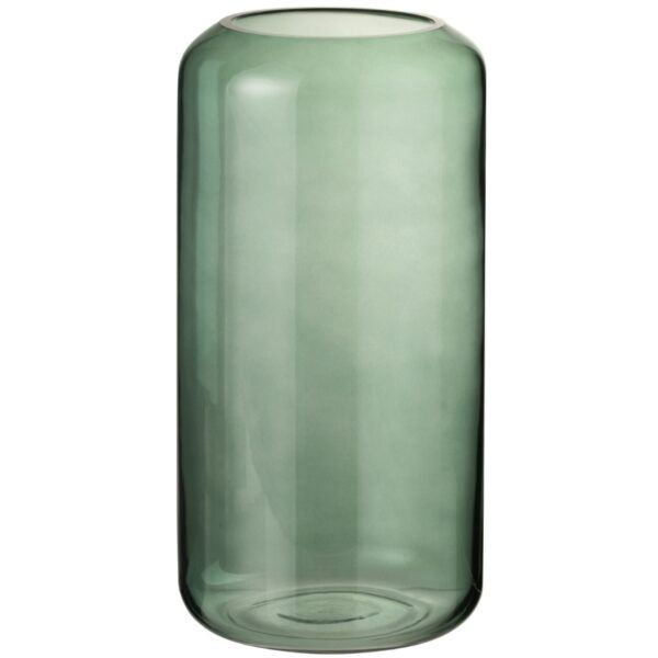 Zelená skleněná váza J-line Cylin
