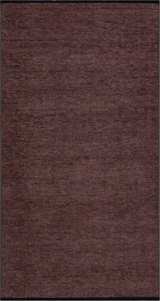 Červeno-hnědý pratelný koberec běhoun 200x80 cm