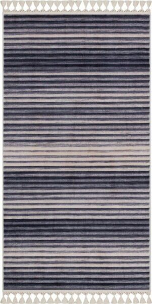 Šedo-béžový pratelný koberec 150x80 cm