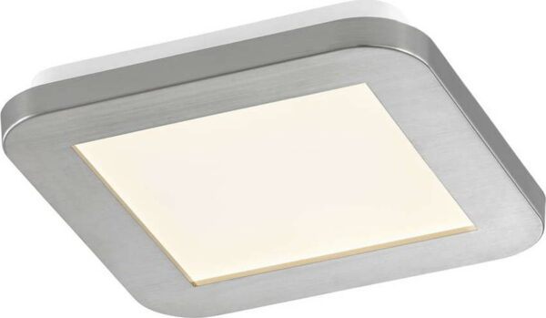 LED stropní svítidlo ve stříbrné barvě 17x17 cm