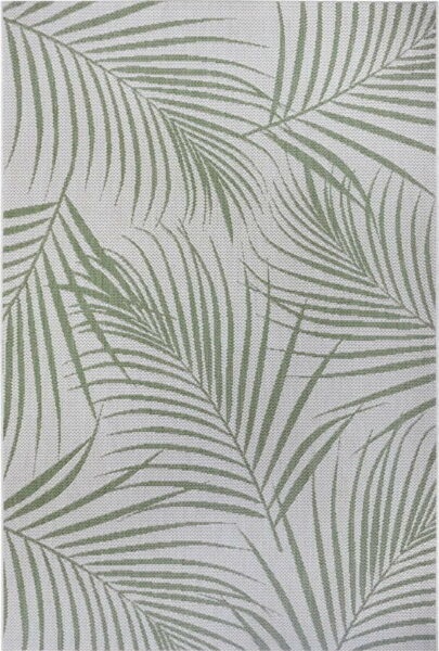 Zeleno-šedý venkovní koberec Ragami Flora