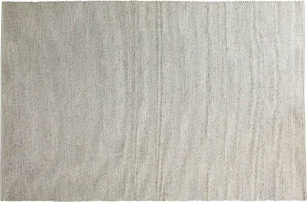 Světle šedý vlněný koberec 400x300 cm