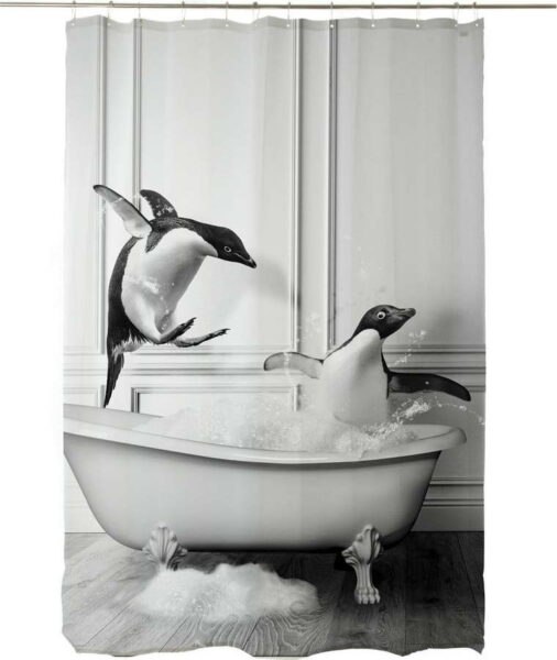 Sprchový závěs 175x180 cm Showe Penguin