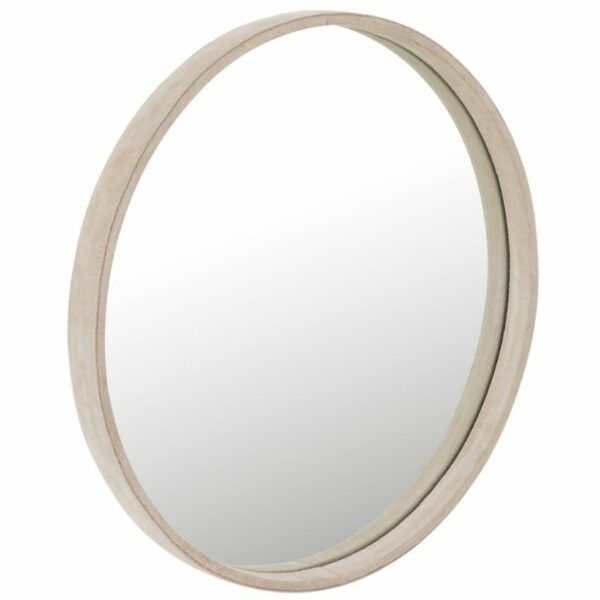 Béžové závěsné zrcadlo J-line Maxet