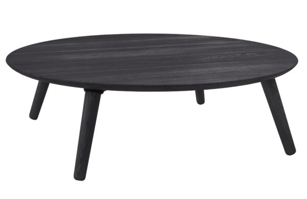 Tmavě šedý dřevěný konferenční stolek RAGABA